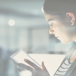 woman on phone